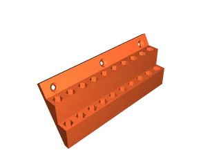 Wall mountable bits storage by SimsesLab | Download free STL model ...