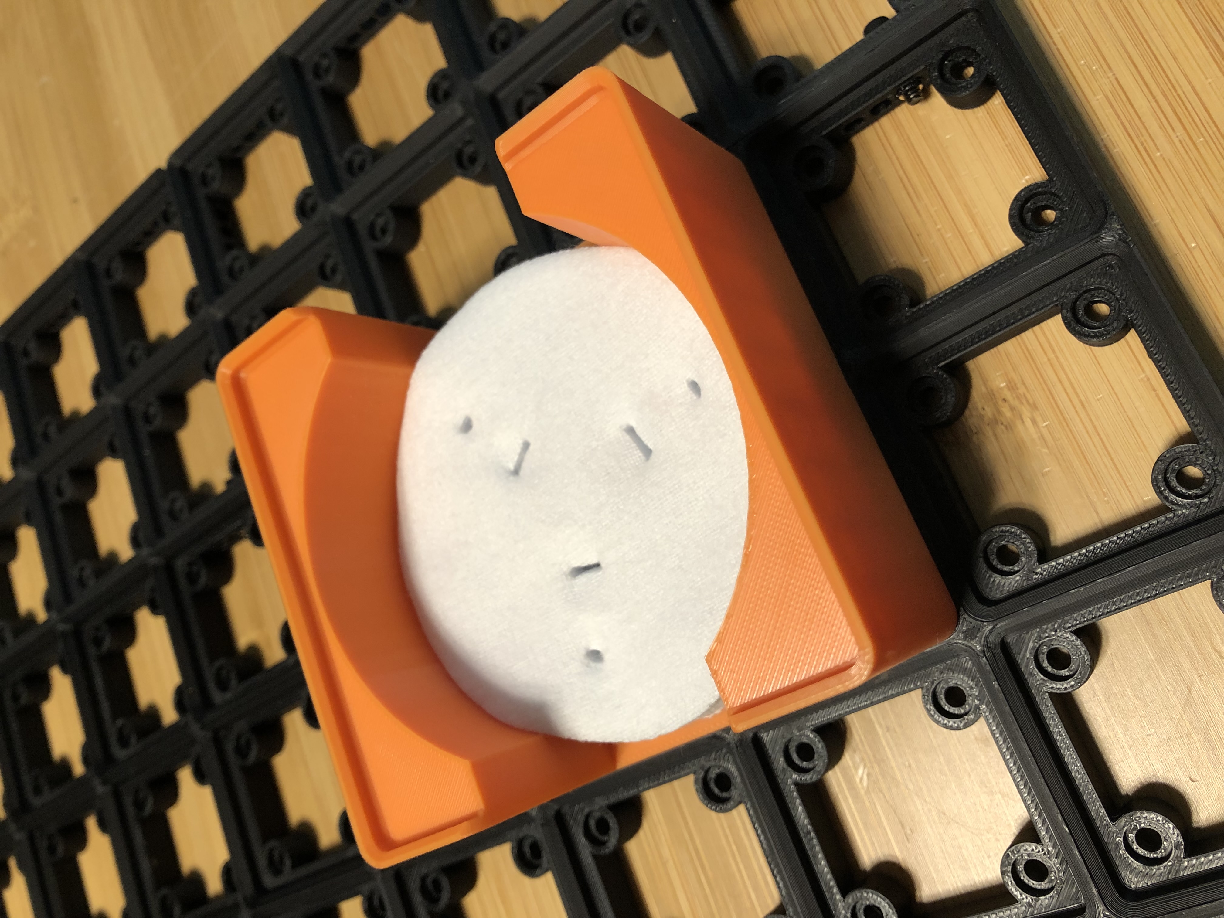 Gridfinity 3" Otis Cotton Patch Holder 3D model thumbnail