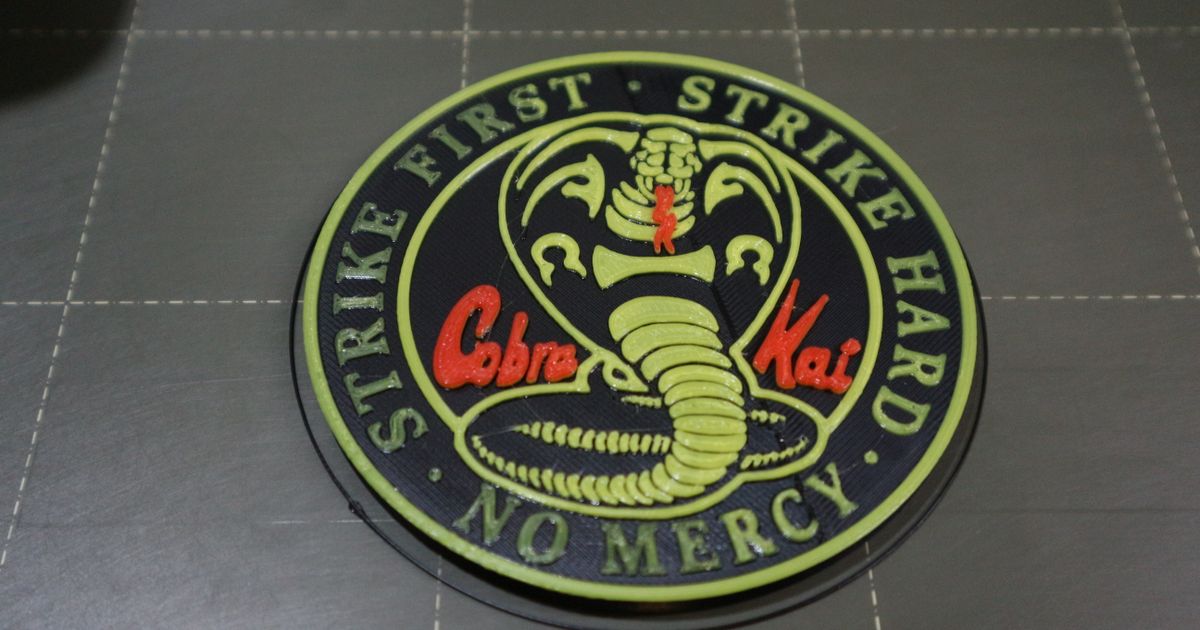 LOGO COBRA KAI 3D model 3D printable