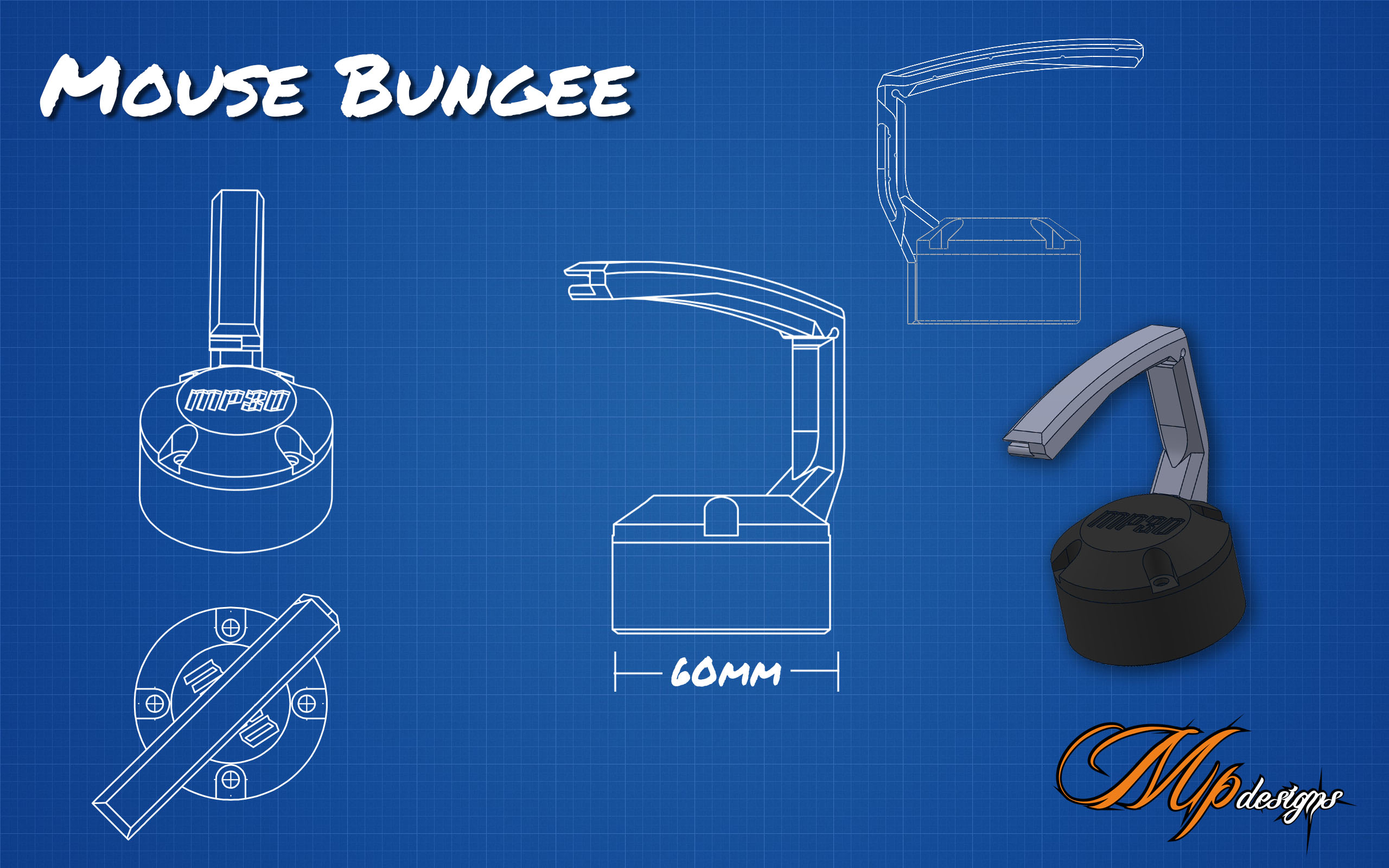 Computer Mouse Bungee
