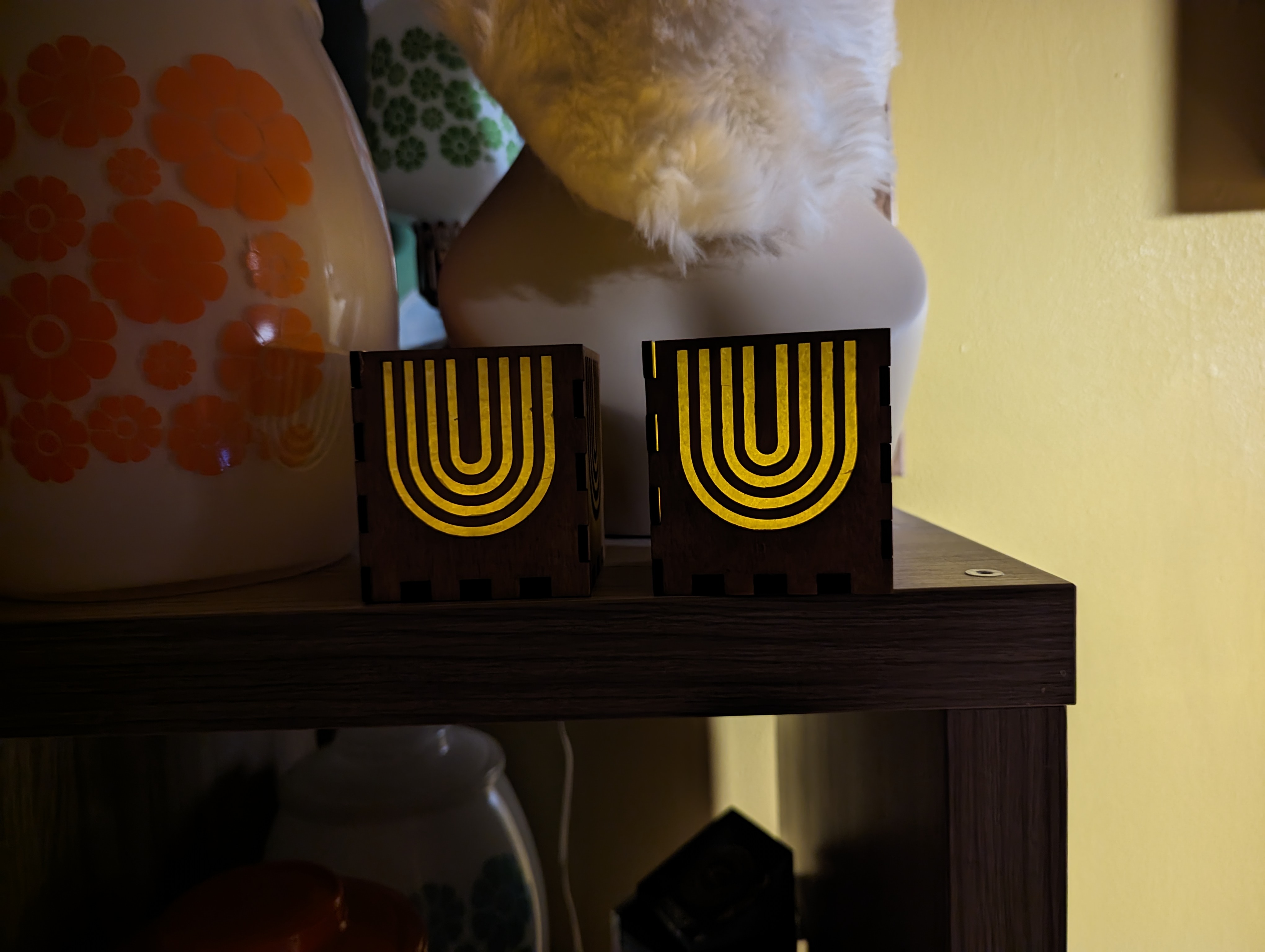 Miniatura 2 do modelo 3D Basic Laser Cut Candle Holder