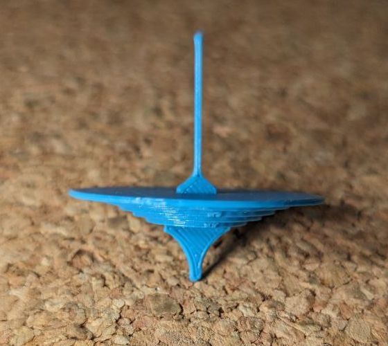 Spinning top credit card (20 seconds)
