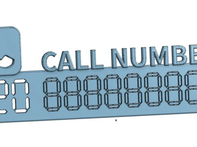 Car breakout numbers phone number sign