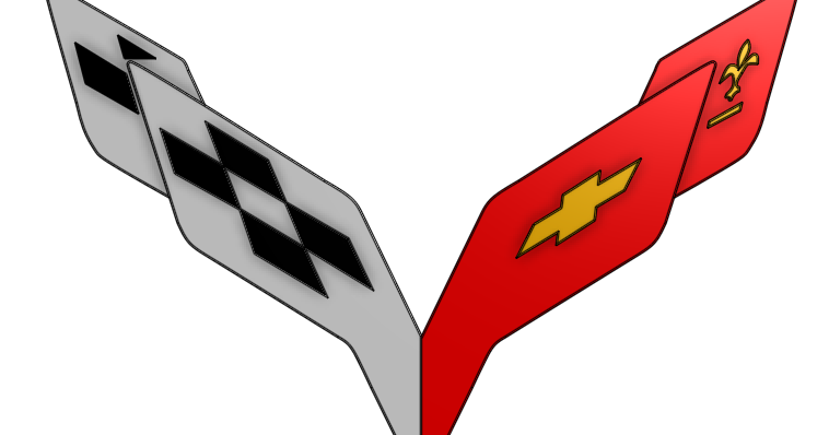 Transparent PNG Image Of Corvette Emblem - Image ID 68005 | TOPpng