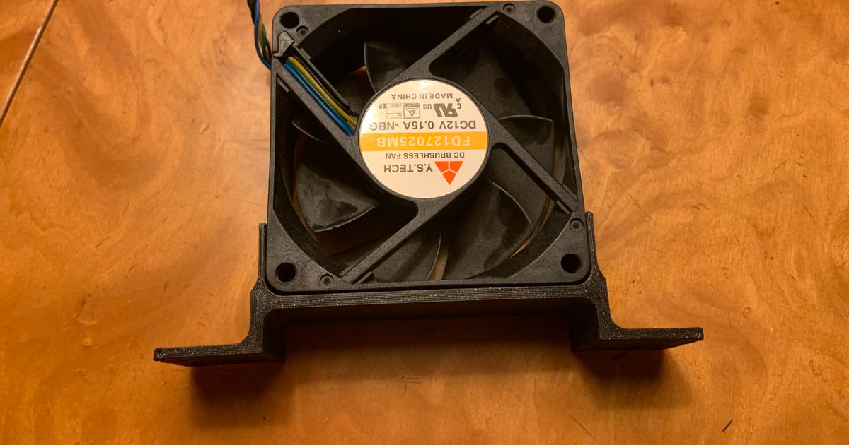 70mm Fan mount between HDD cages by Wolfgang er Download free STL