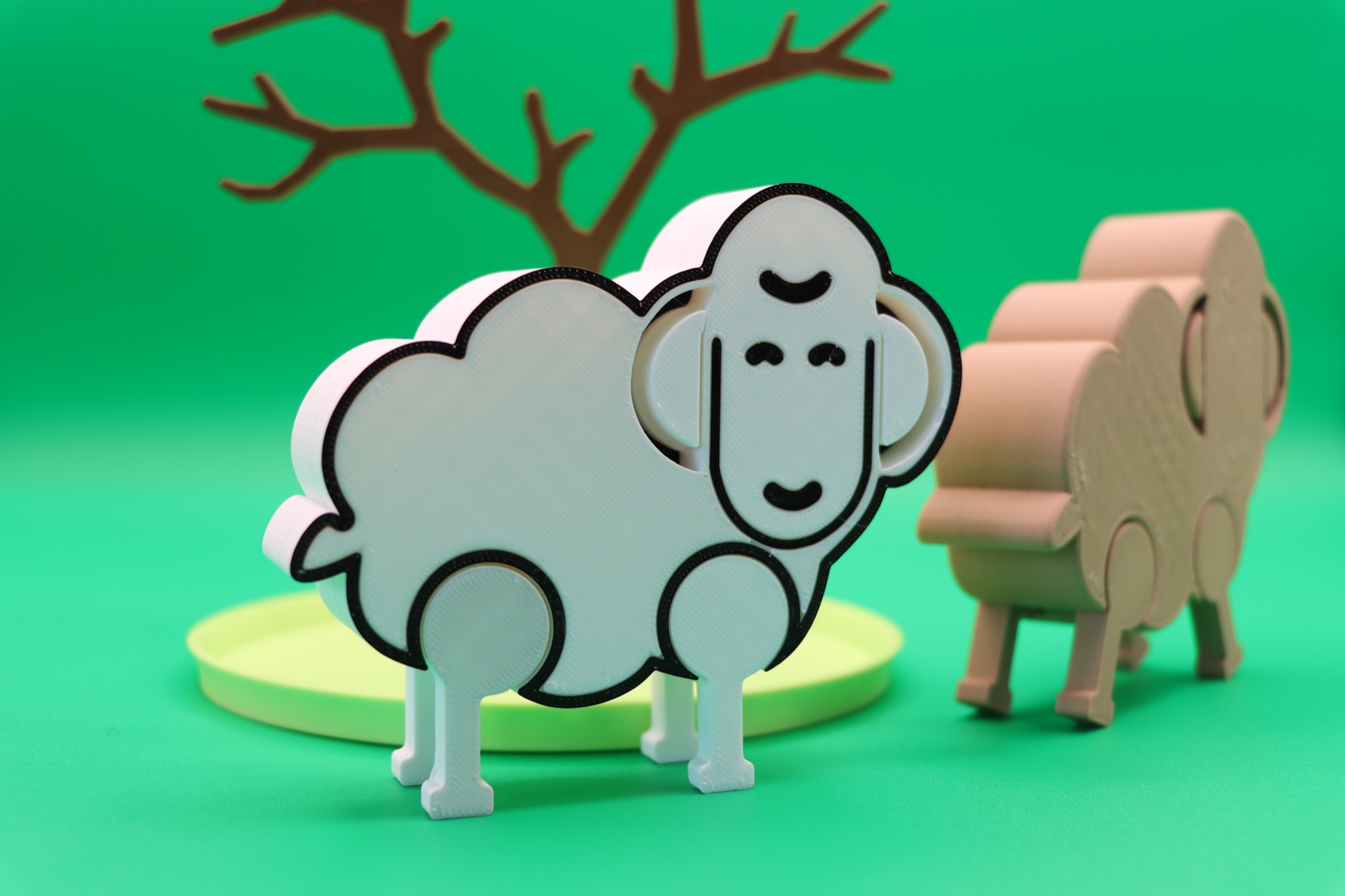 Miniatura 3 do modelo 3D FLEXI TOY SHEEP