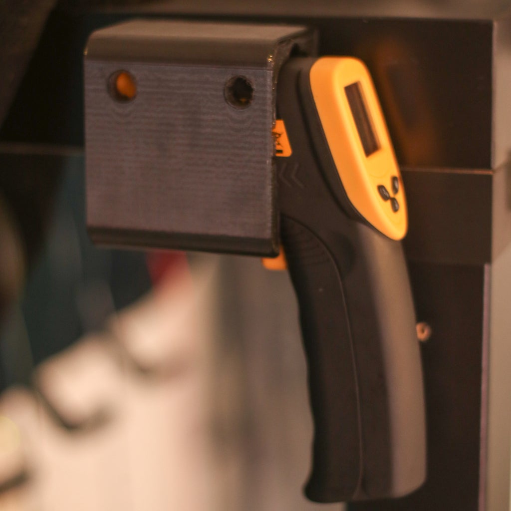 IR thermometer gun holder