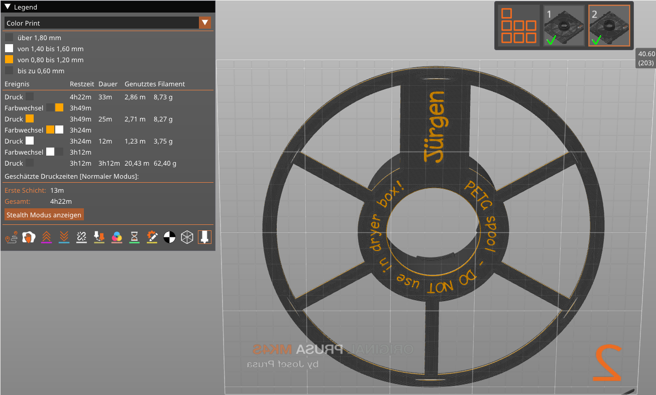 Miniatura 9 do modelo 3D Remix Customizable AMS Spool