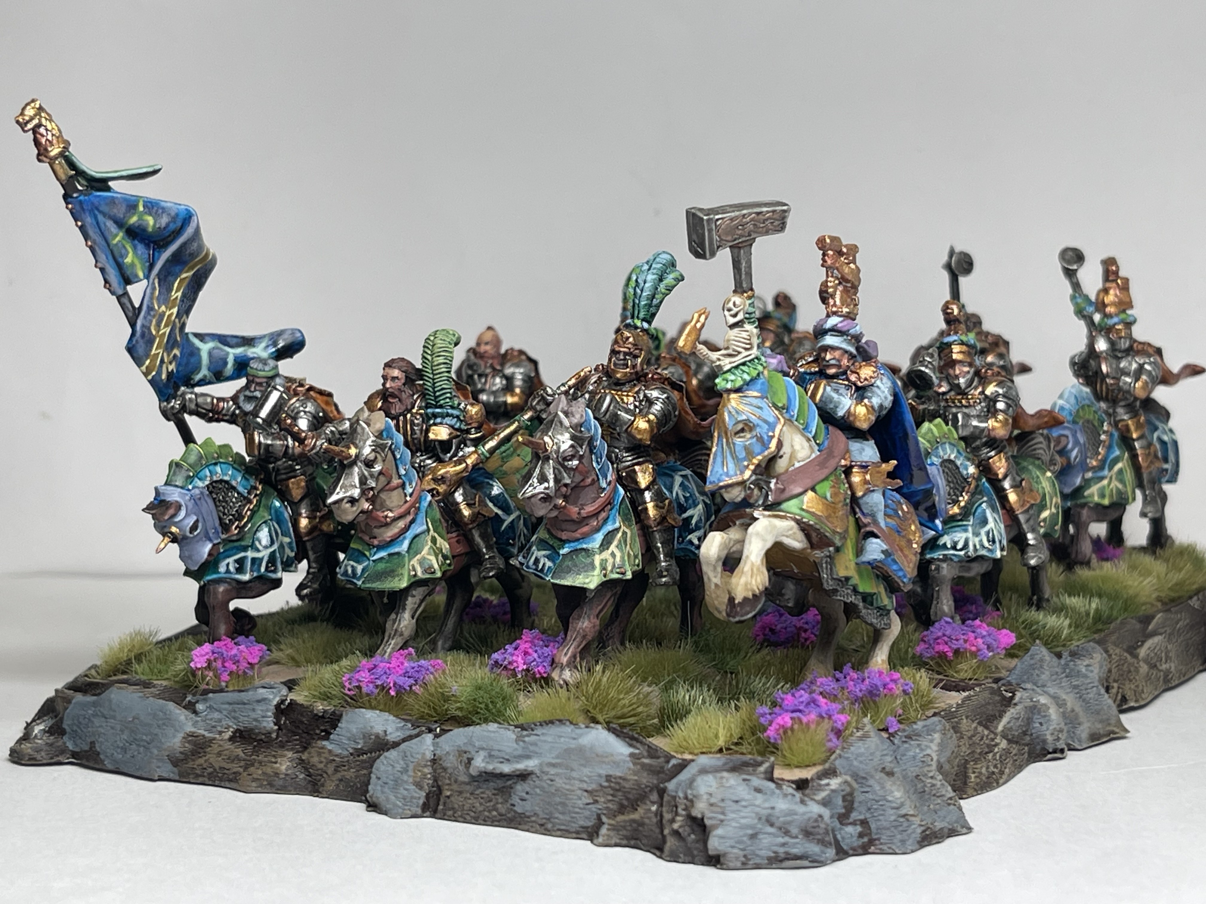 Cavalry movement tray with stone lining