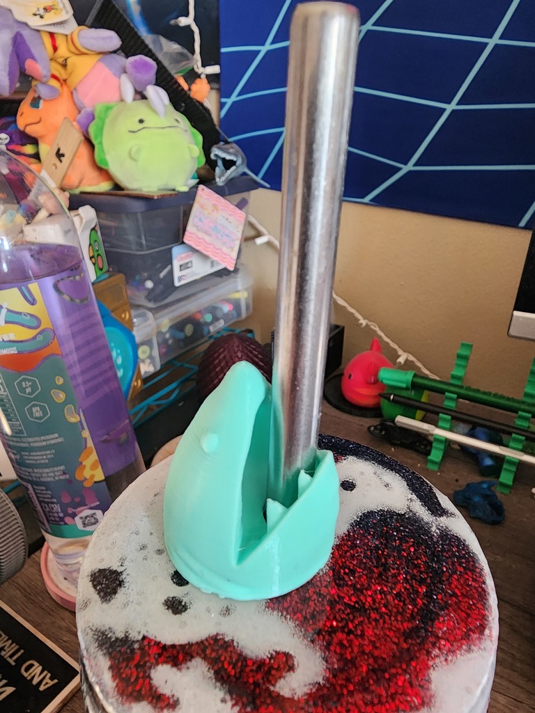 Miniatura 4 do modelo 3D Shark Attack! Straw Topper