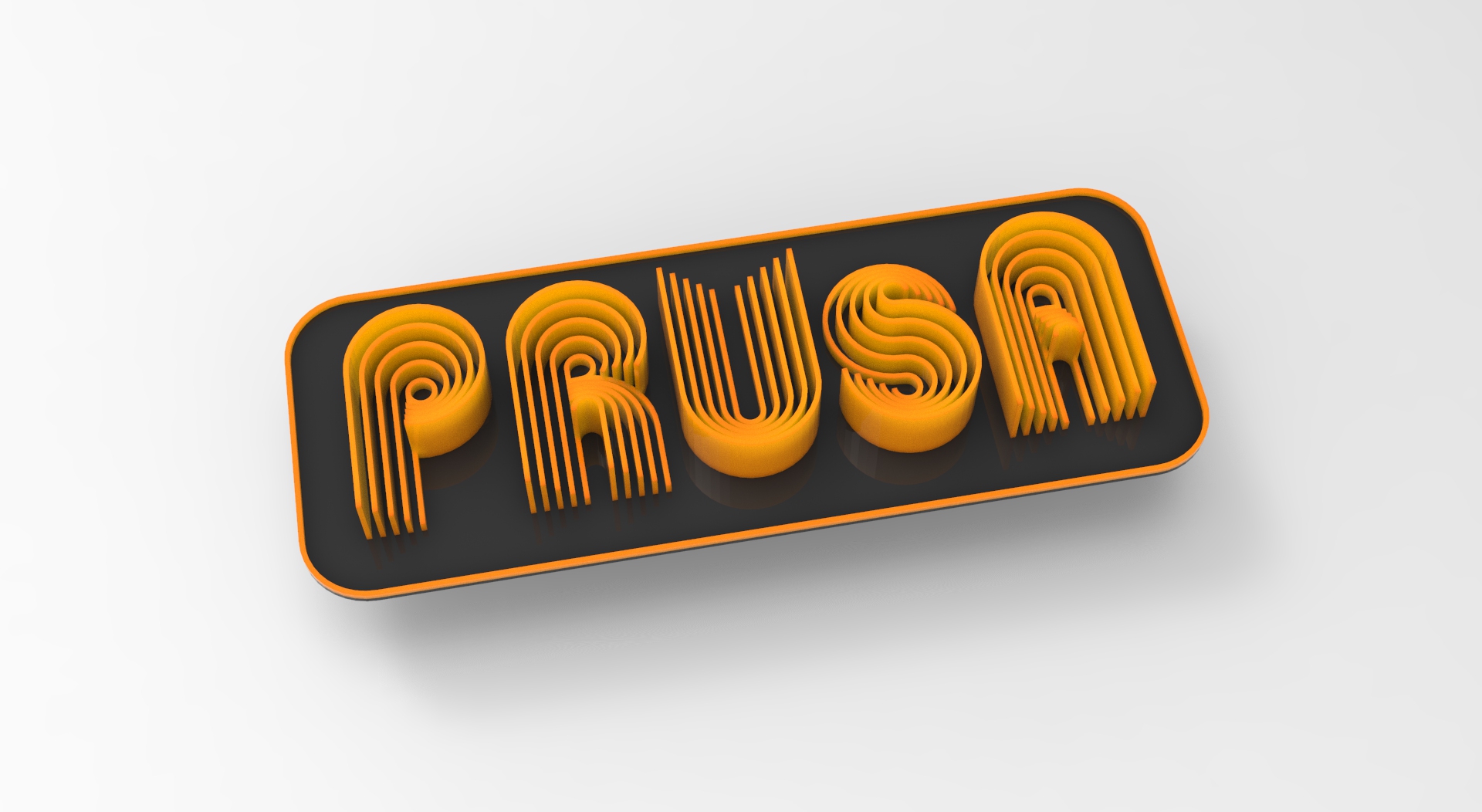 Retro Fonts - Prusa Logo