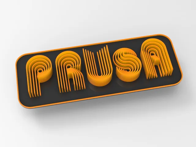 Retro Fonts - Prusa Logo