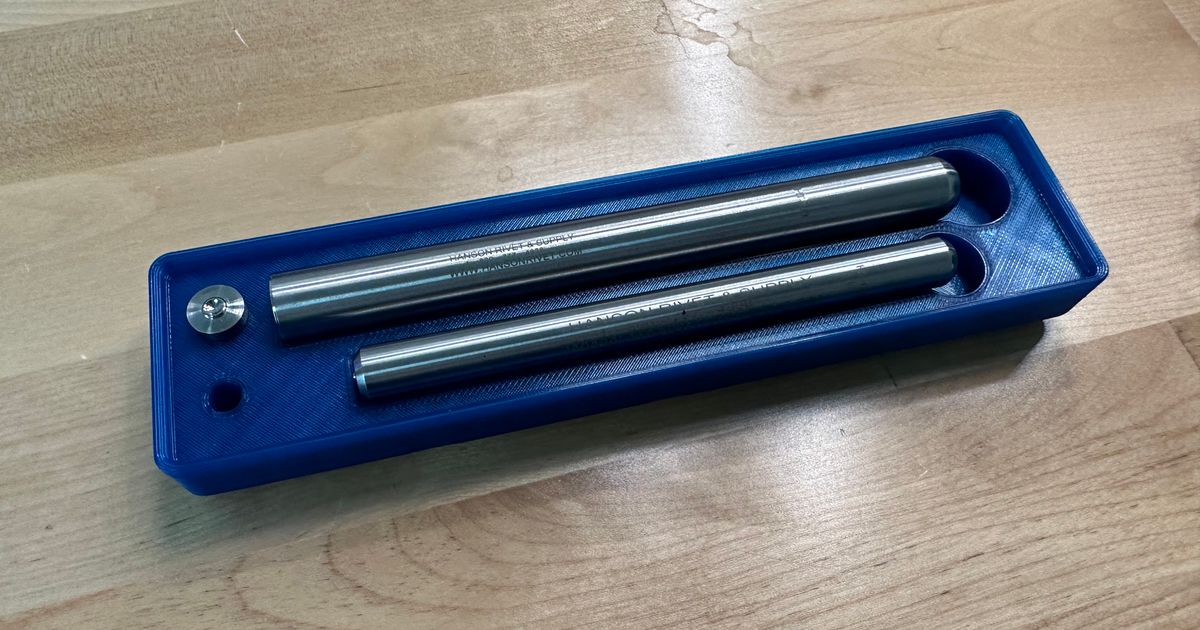 Gridfinity Rivet Clincher Holder by Claireity Download free STL model