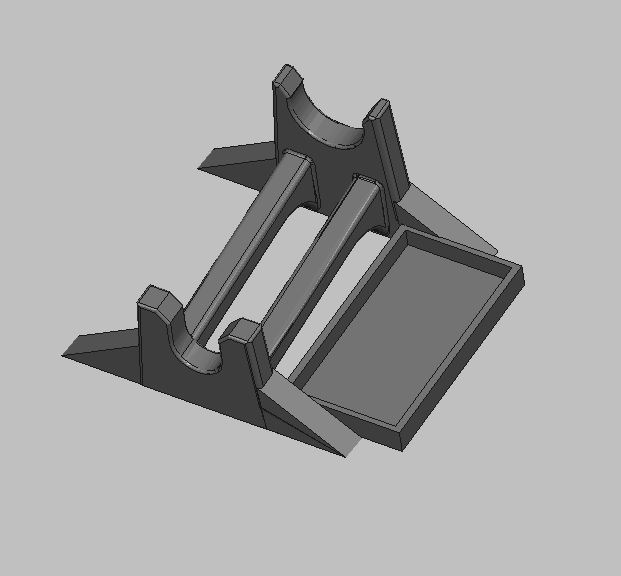 Soldering stand w_supports and sponge holder
