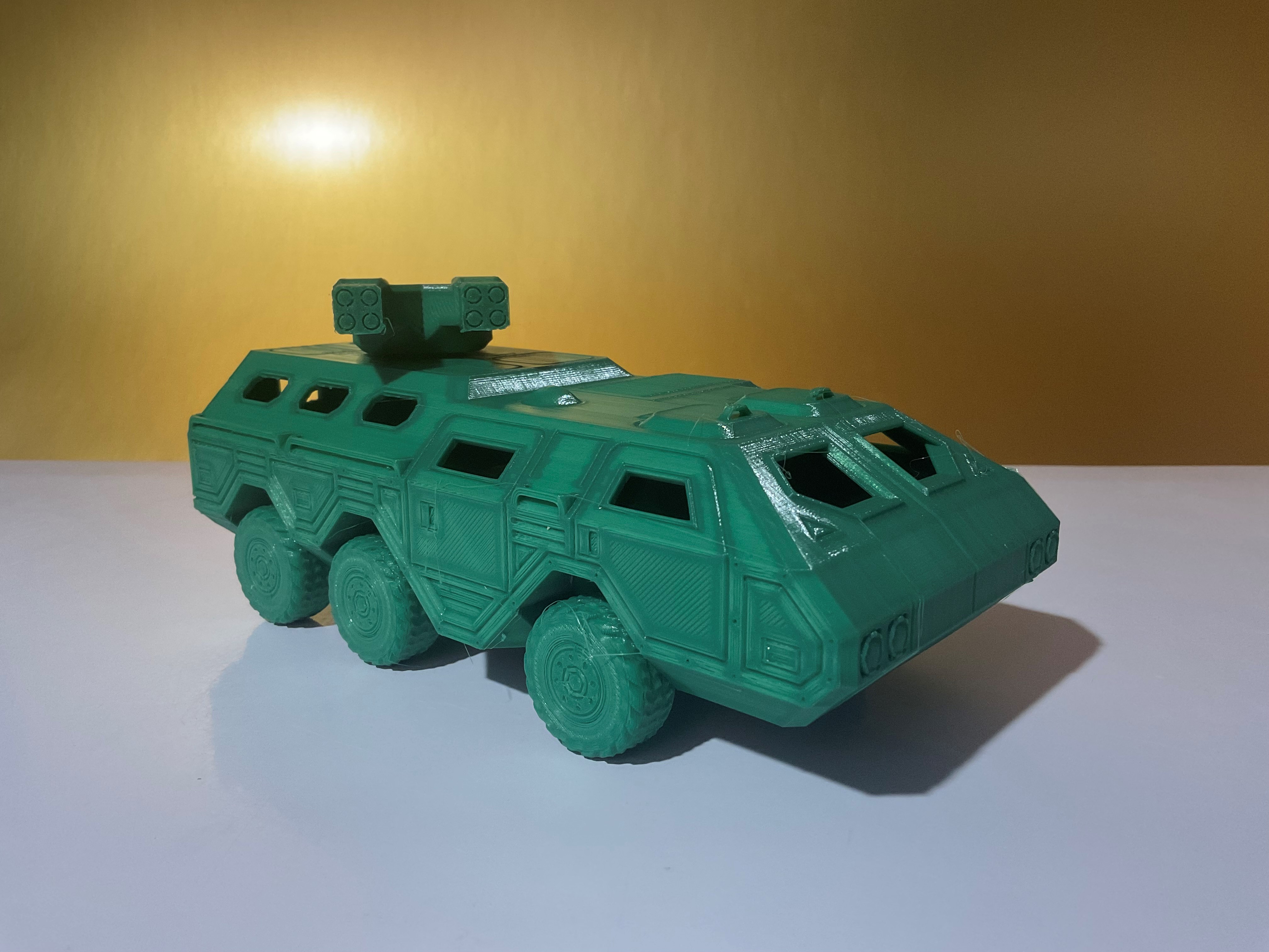 Print-in-Place 6X6 APC (armoured personnel carrier)