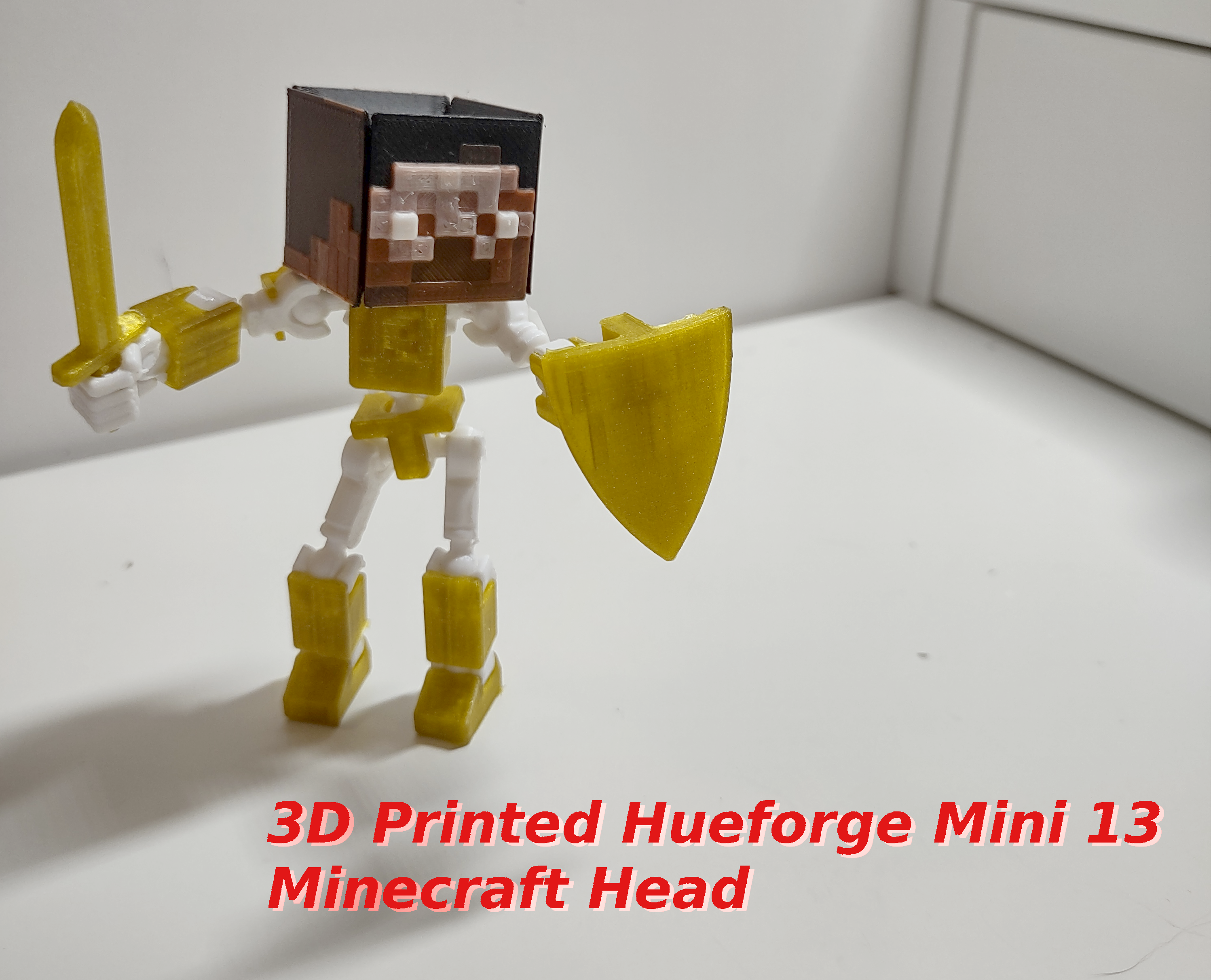 Minecraft MINI 13 Multicolor Hueforge Head