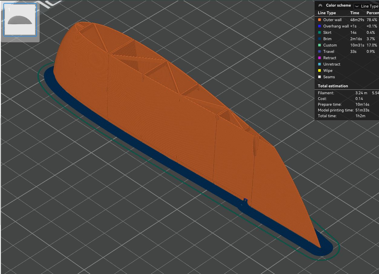 Bambu labs 3D Printed RC plane configs