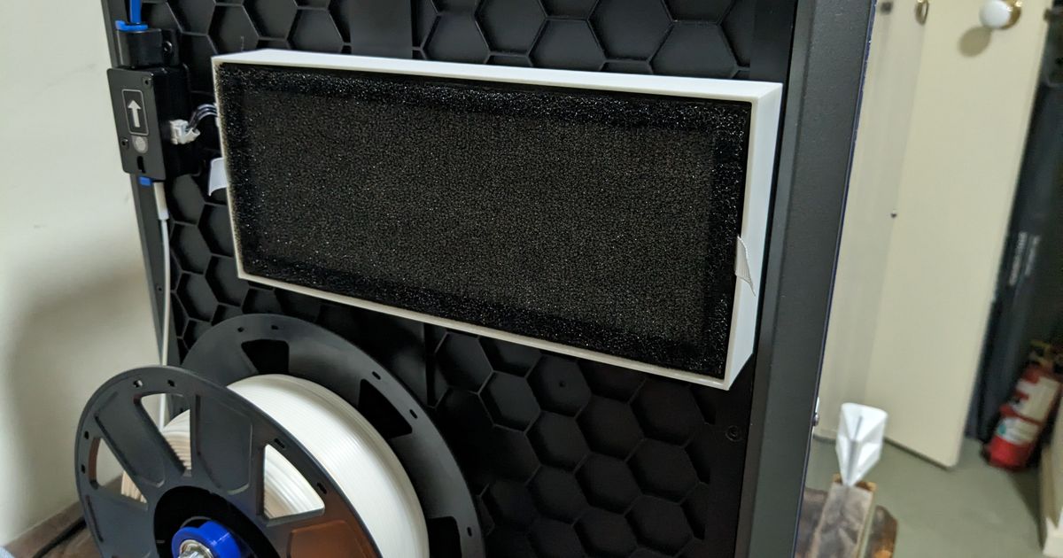 Creality K1 backfan filter using Anko filter by FeNi64 Download free