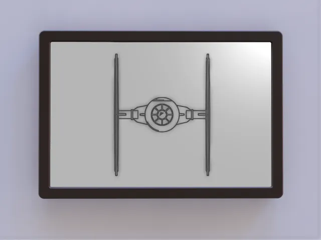 Star Wars TIE Fighter Wall Art Front