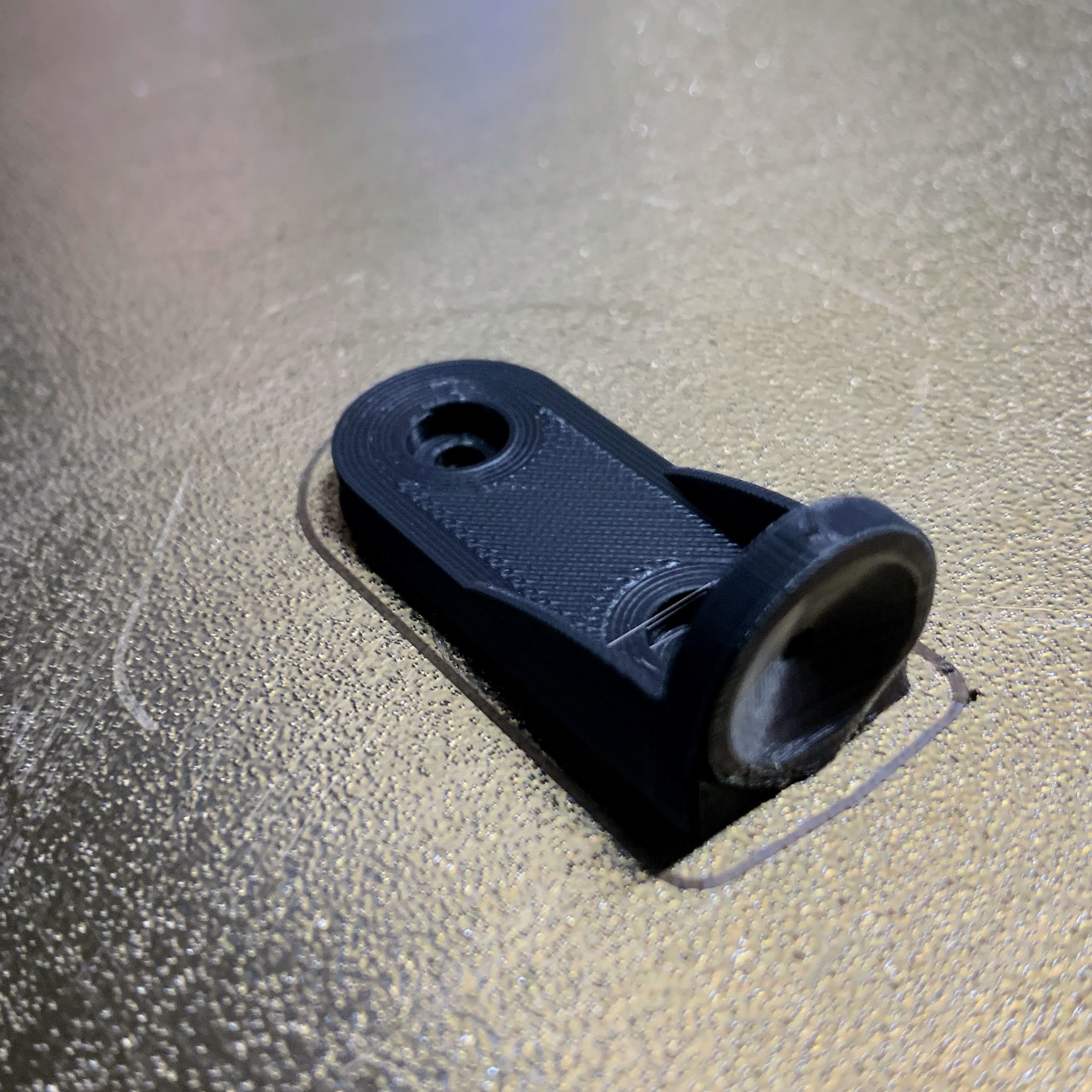 Ruger 10/22 receiver mount fixed rear aperture peep sight