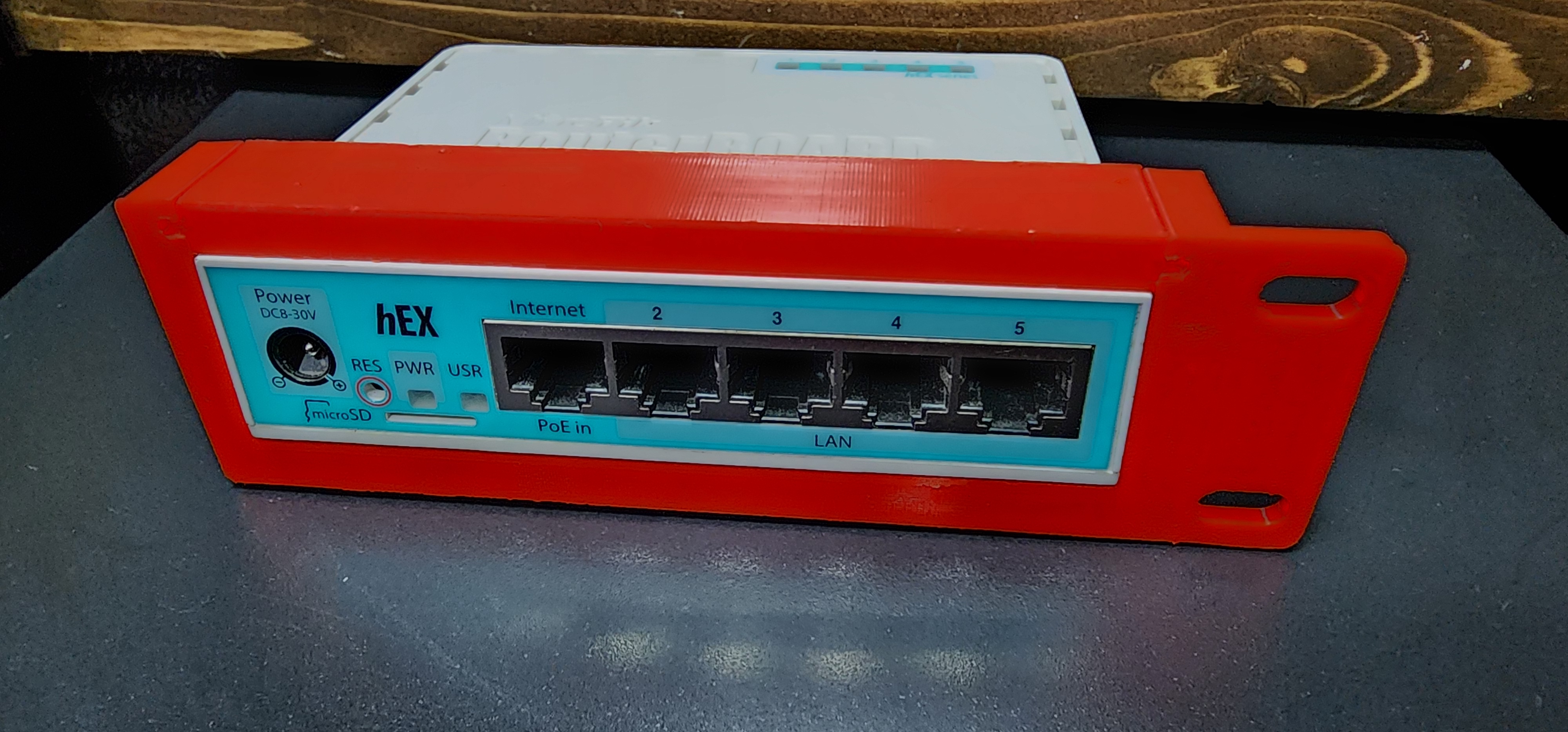MikroTik Hex and Haplite Rack Mount Holder