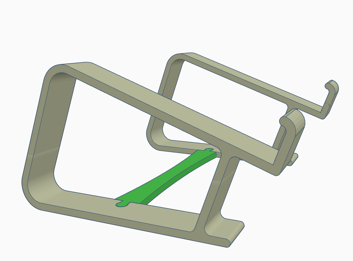 Laptop stand for thicker units