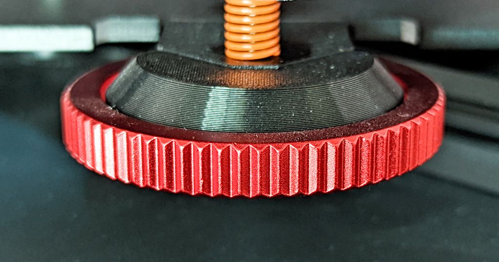 Bed leveling wheel lock for Creality CR10 Smart Pro by MAXPROBE for red