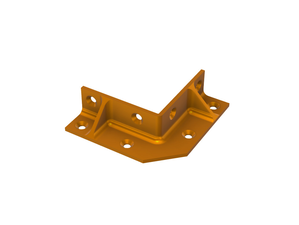 Outside Sharp Corner Brace 6cm x 6cm x 1.7cm by DickF Download free