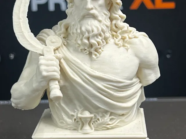 Kronos Bust – Titan of Time and Harvest Statue STL