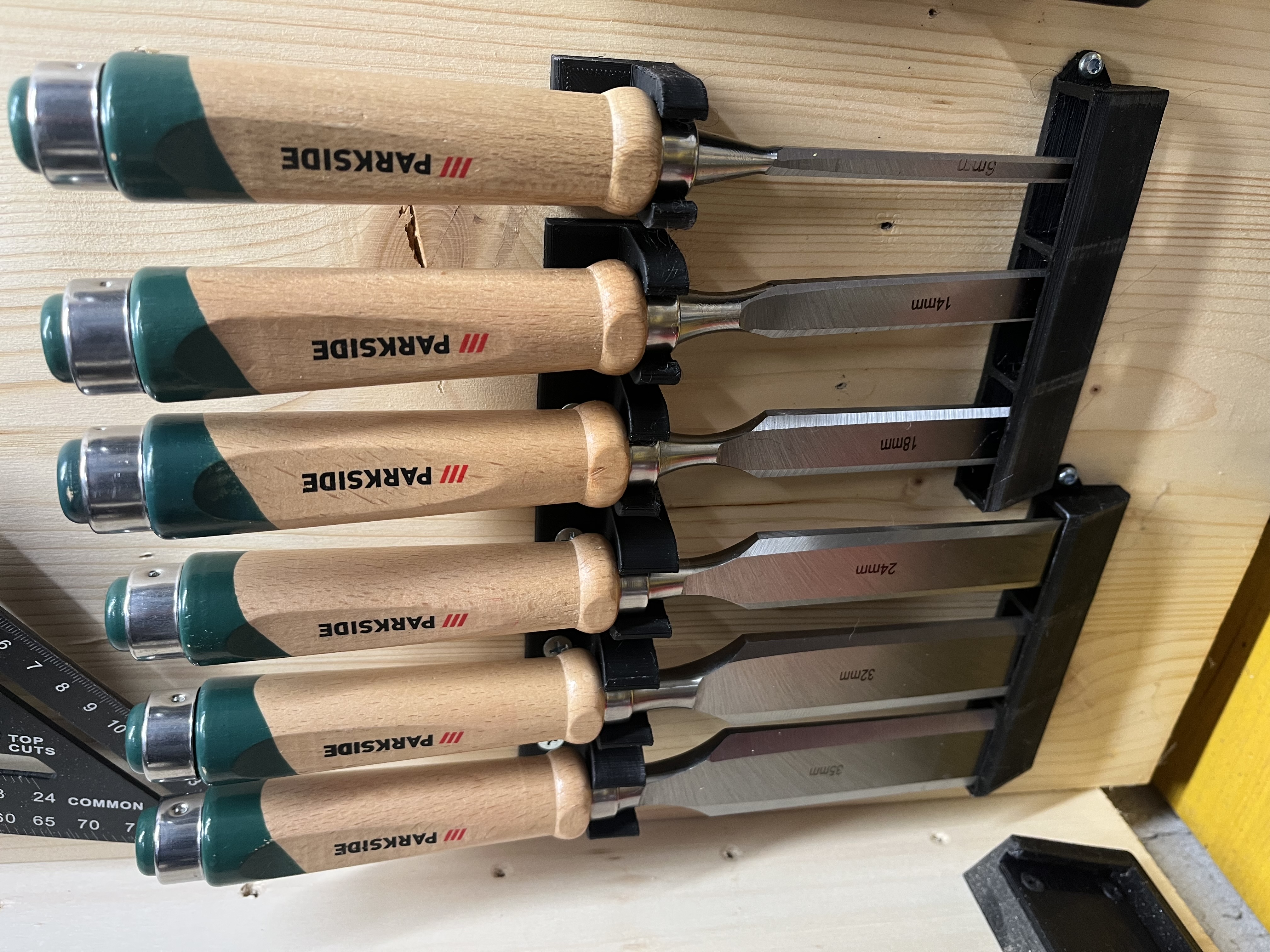 Parkside chisel wall hanger