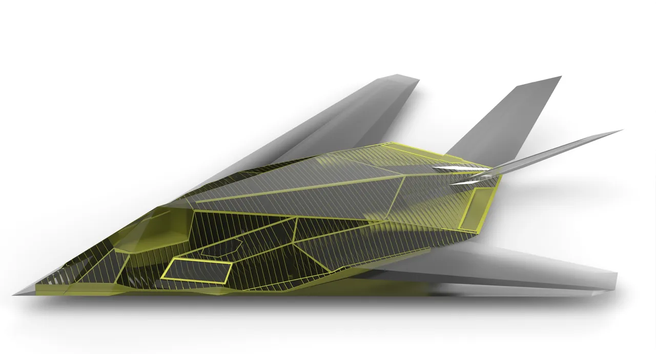 F-117 Night Hawk Model Cutaway por Kusz | Descargar modelo STL