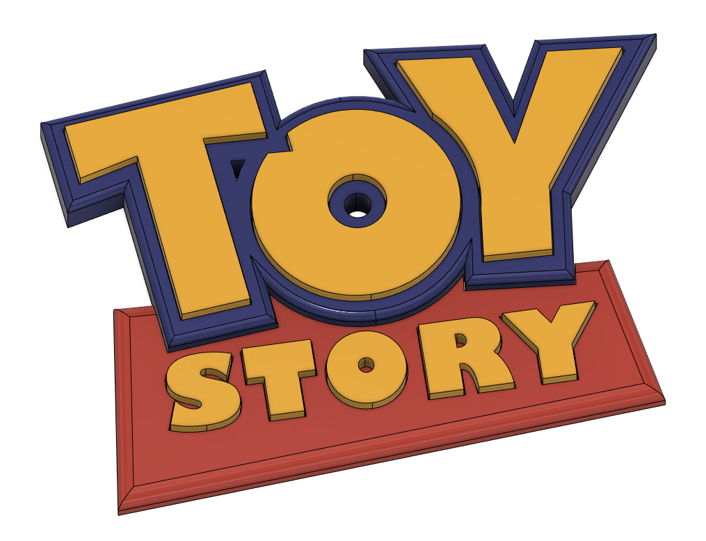 Toy Story Logo by chochi3D | Download free STL model | Printables.com