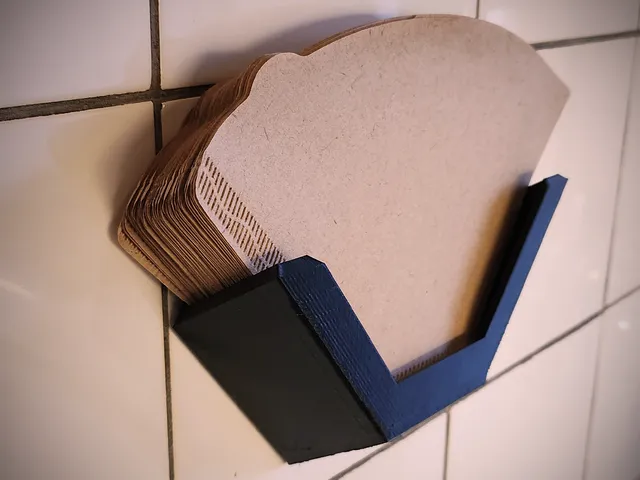 Coffee filter self-organizer