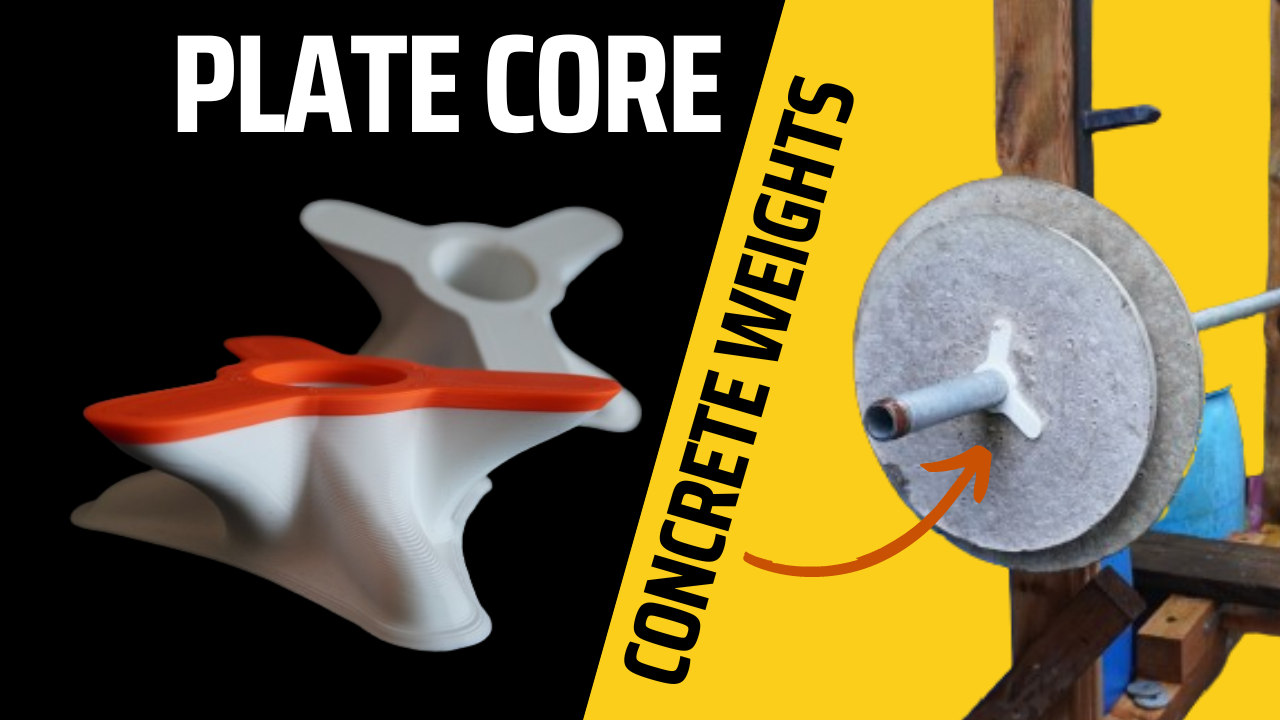 PlateCore - Concrete Weight Plate Centerpiece