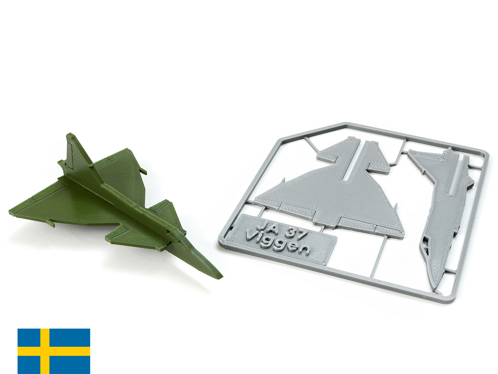 Saab JA 37 Viggen Kit Card