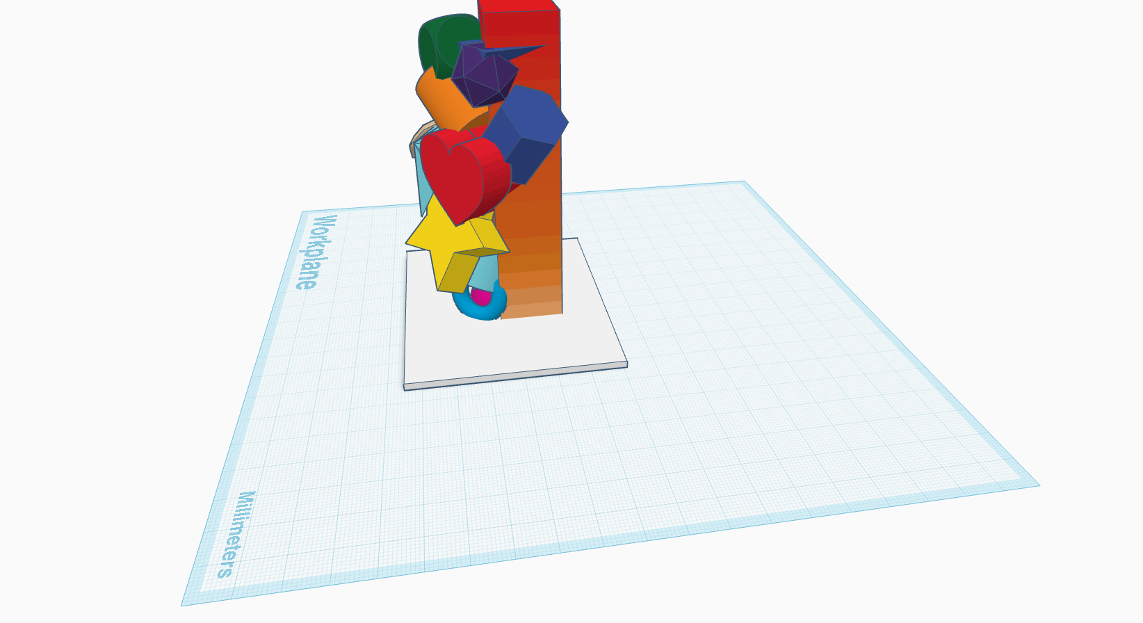Abstract geometric sculpture — miniatura 3