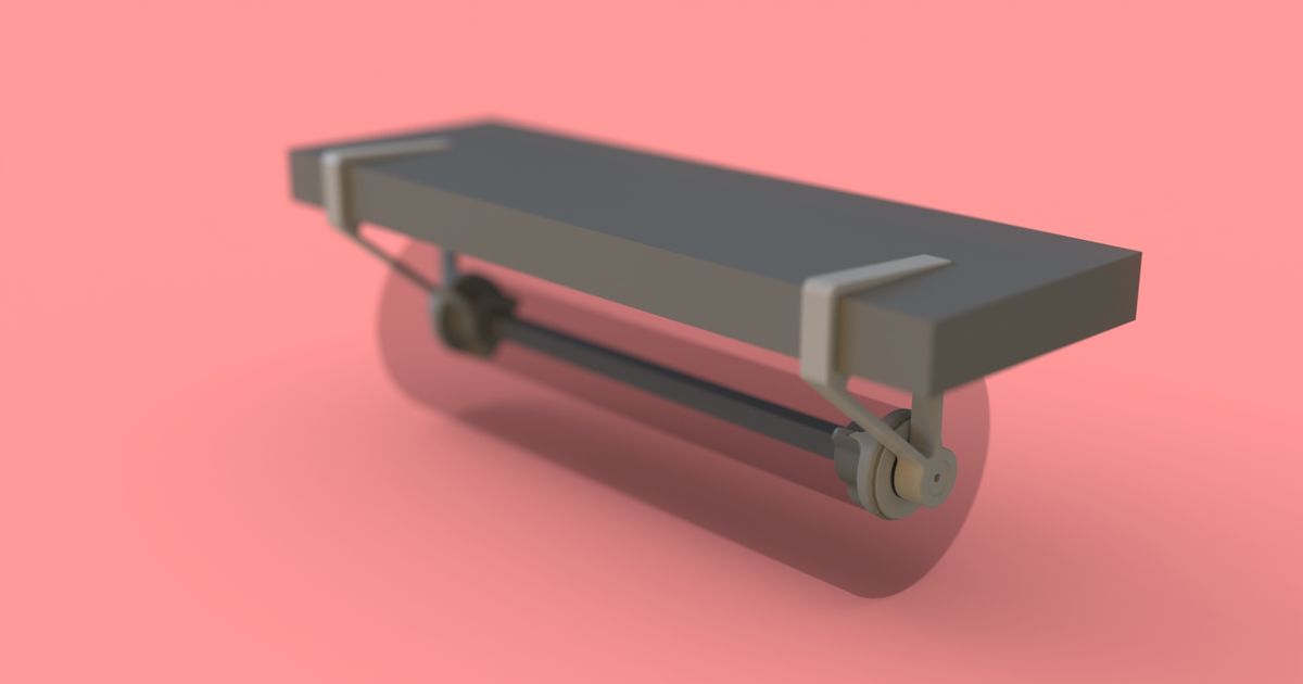 Hanging Paper Towel Hanger by Sus Manufactory Download free STL model