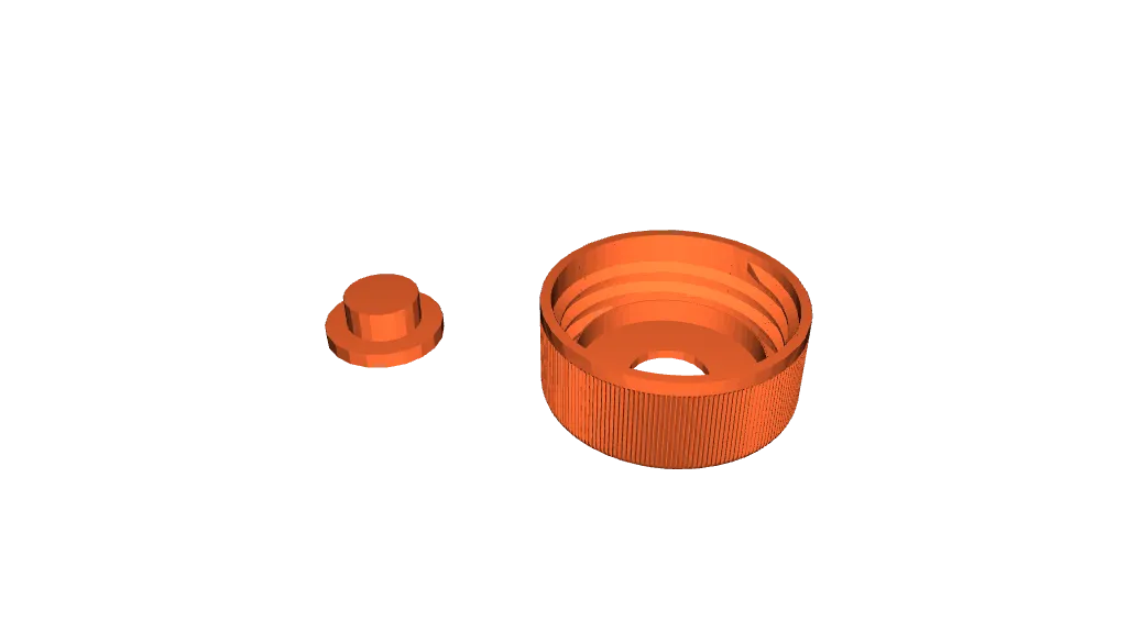 Two Straw Covers, Straw Caps STL Files for 3D Printing