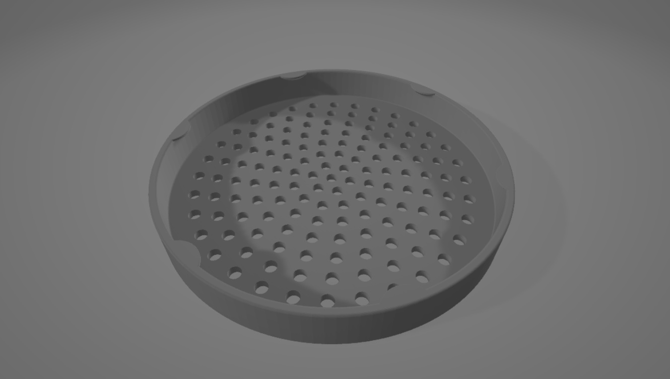 Sprouting jar lid.
