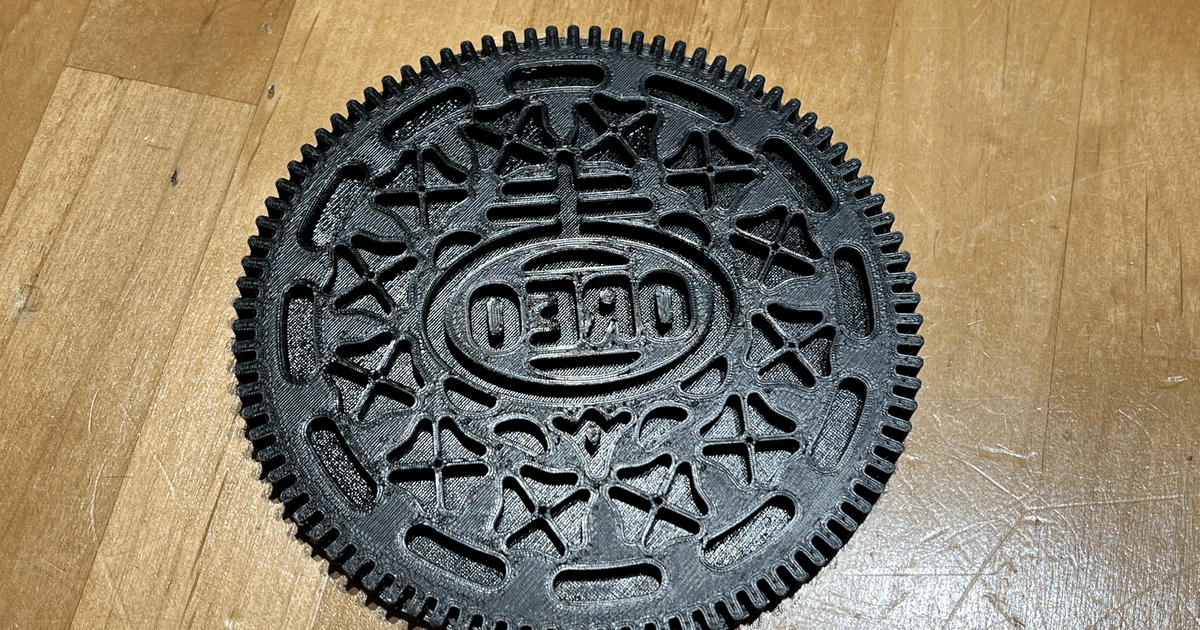 Oreo Emboss Stamp by ninjazzy Download free STL model Printables com