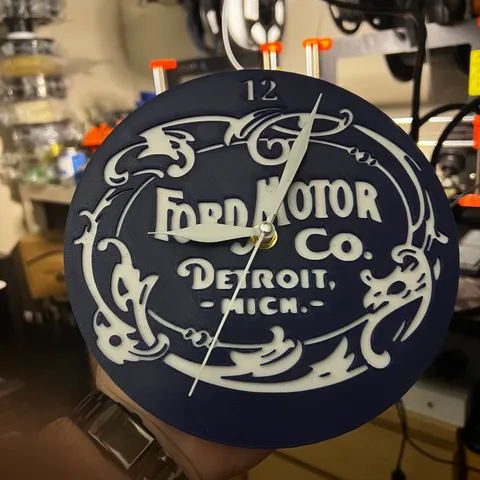 Ford Motor Company Wall Clock