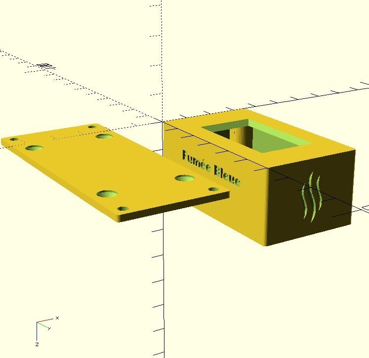 Miniatura 2 do modelo 3D Electronic project box