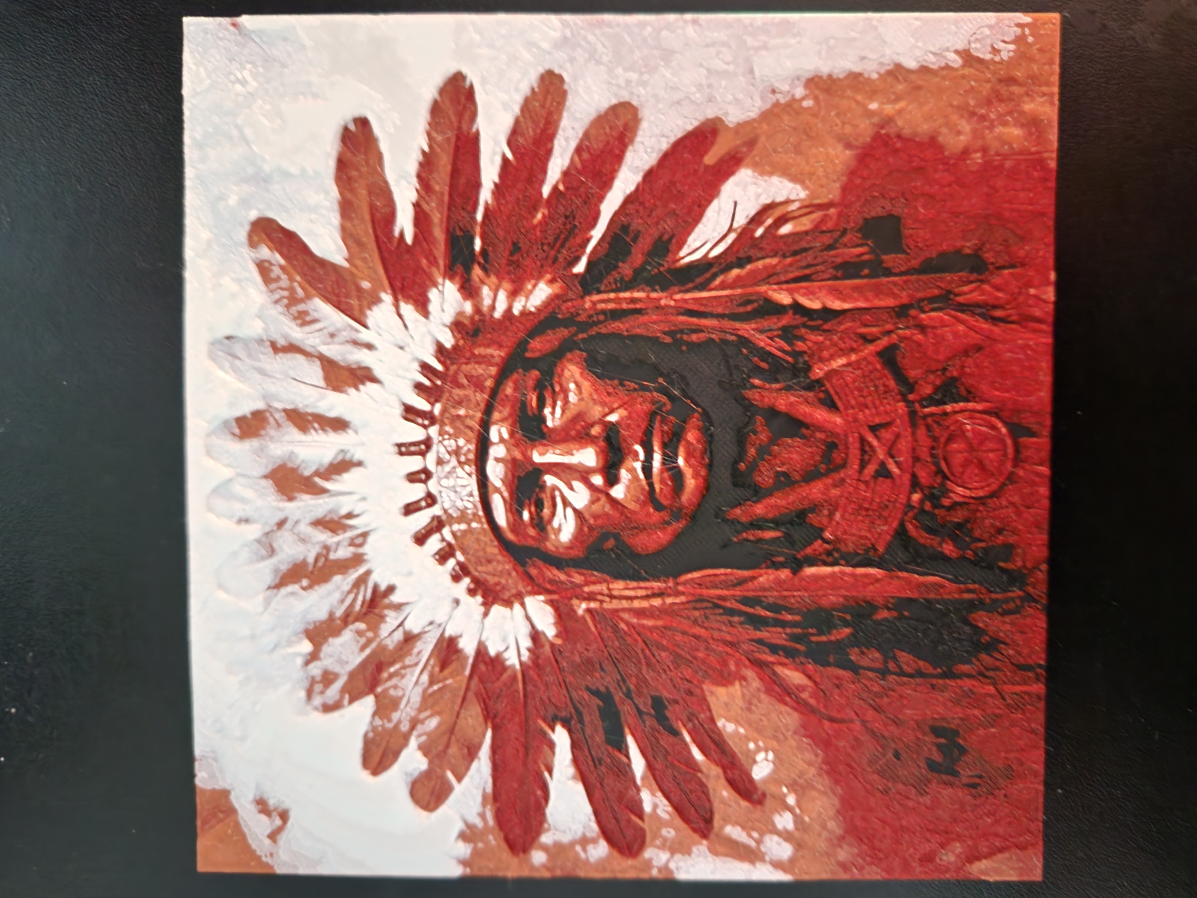 Native American Chieftan - HueForge