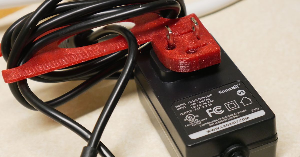 Remix Power brick/wall wart cord wrap with improved fit and bigger