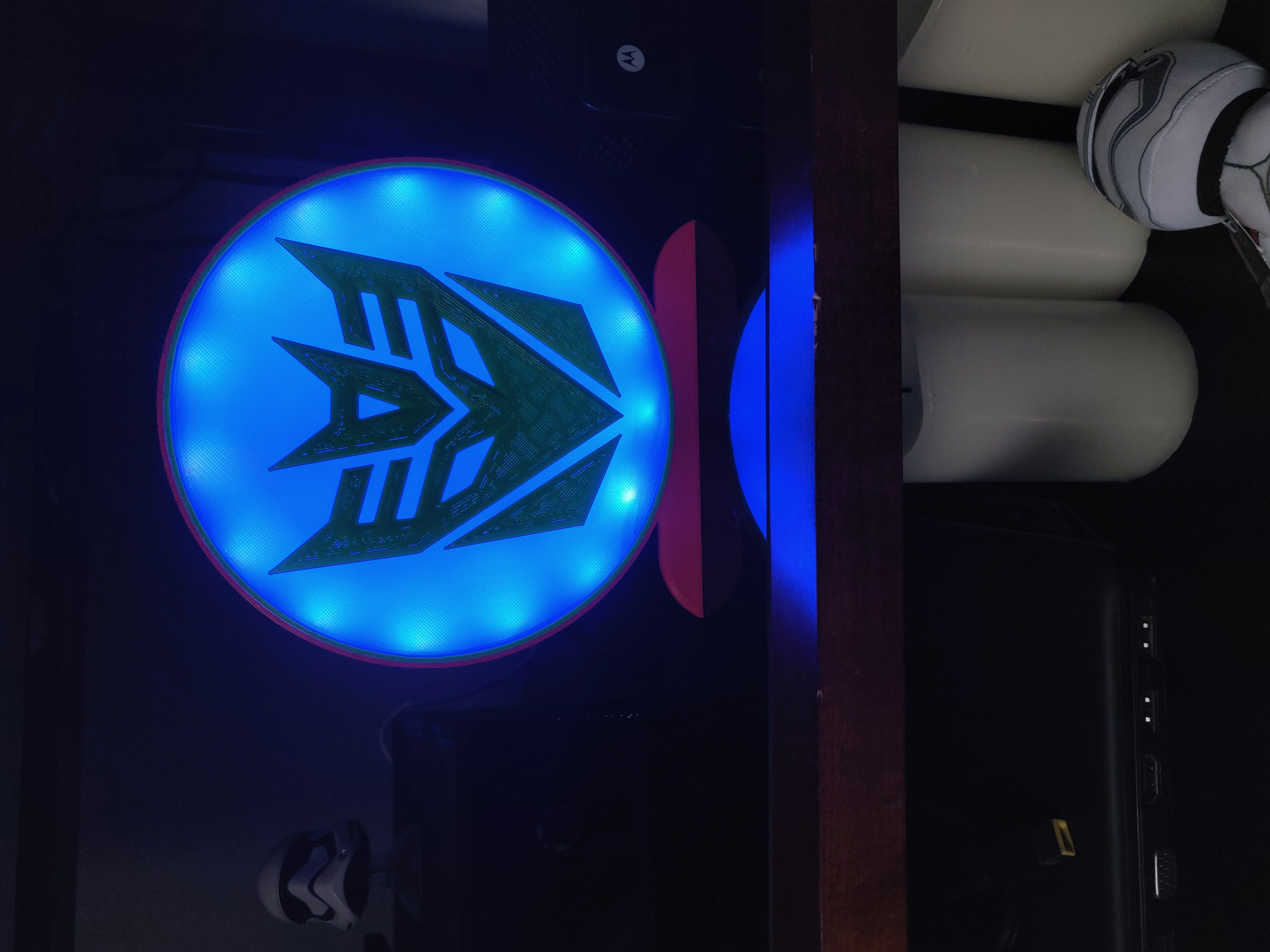 Transformers Decepticon Faceplate for Light Box
