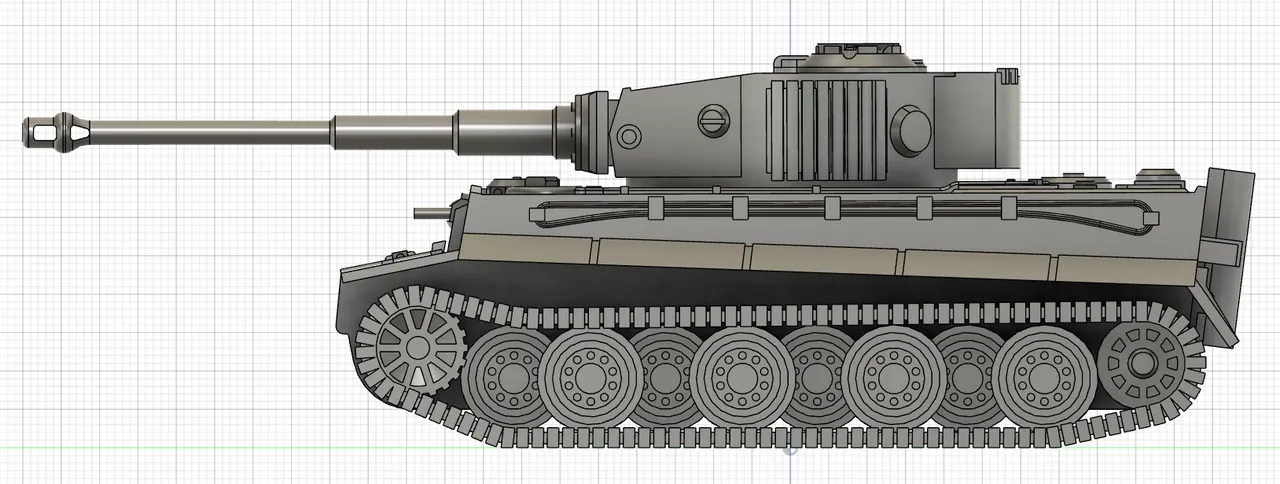Panzerkampfwagen VI Tiger 1 E by DeltaX | Download free STL Panzerkampfwagen VI Tiger 1 E by DeltaX | Download free STL