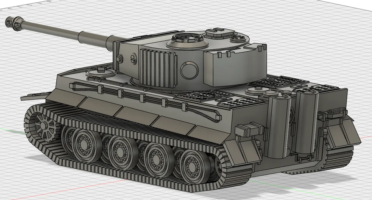 Panzerkampfwagen VI Tiger 1 E by DeltaX | Download free STL model