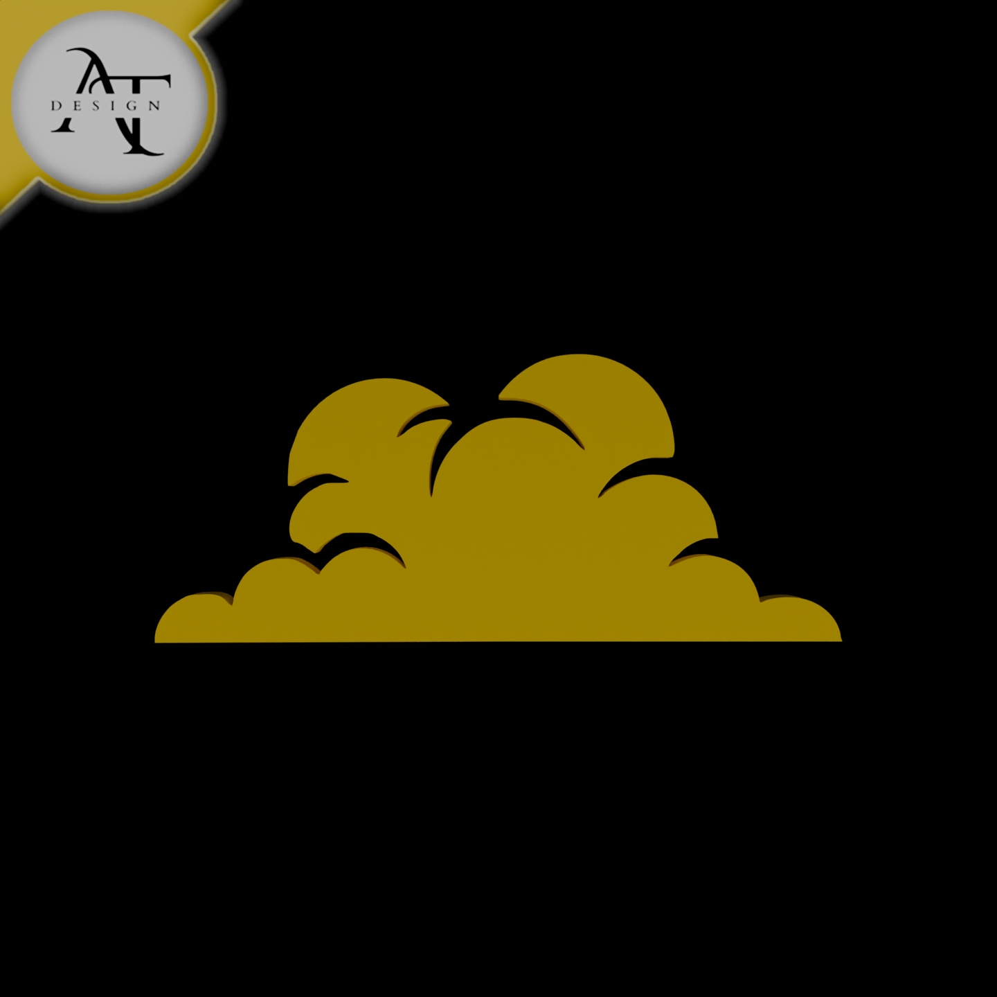 Simple Cloud Symbol - 2D Art