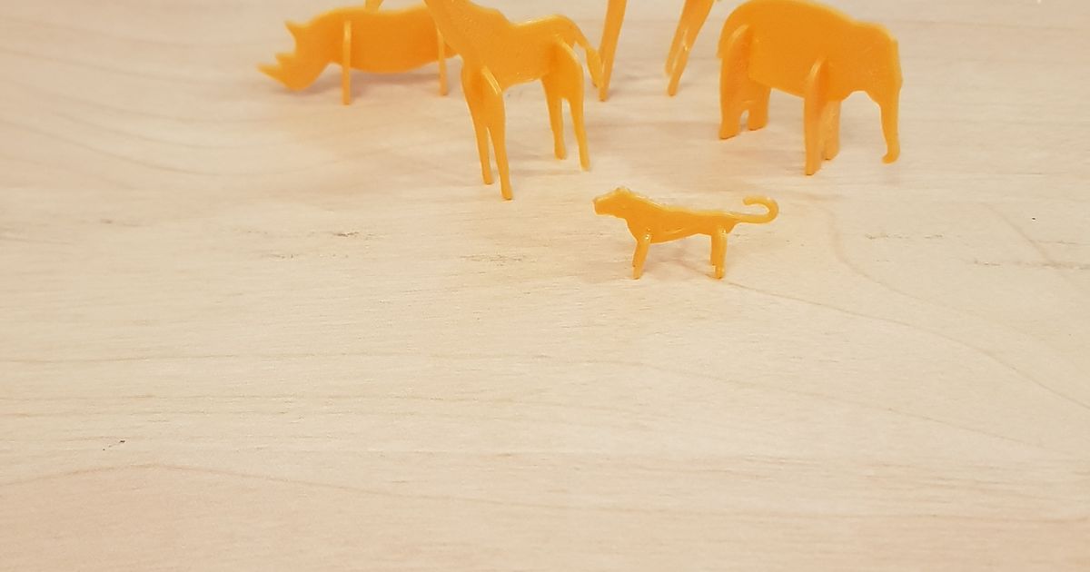 animal kit card by Pandax 3D Download free STL model