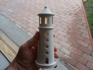 Lighthouse with base by Gaborzoli33 | Download free STL model ...